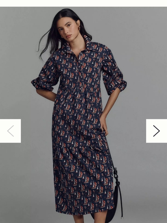 Dresses & Skirts - Anthropologie Bettina Shirtdress - Sailboat Print